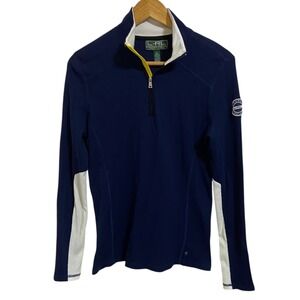 Lauren Ralph Lauren Active Quarter Zip Long Sleeve Performance Pullover Size XL